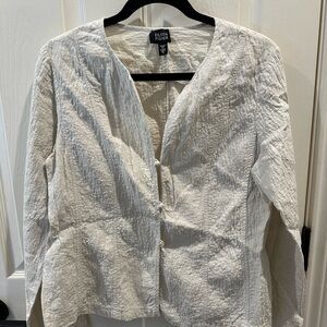 Eileen Fisher linen/cotton jacket